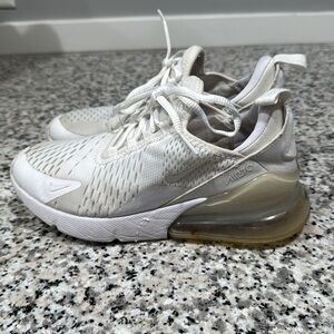 Air max 270 white 4.5 youth sneakers tennis shoes